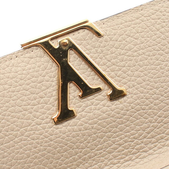 Louis Vuitton Beige Capucines Wallet Taurillon Portefeuille Long Bifold - Picture 7 of 7